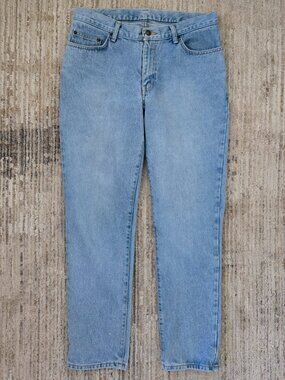 Vintage Something Edwin Relaxed Jeans Mens Light Wash Blue Canada Denim 33